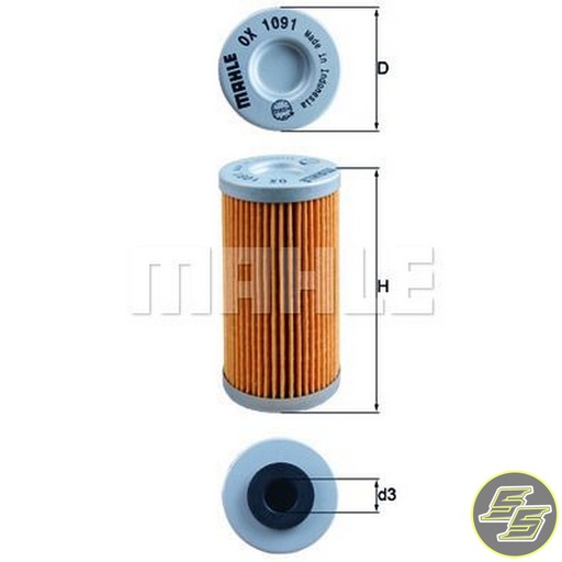 [MAH-OX1091] Mahle Oil Filter OX1091