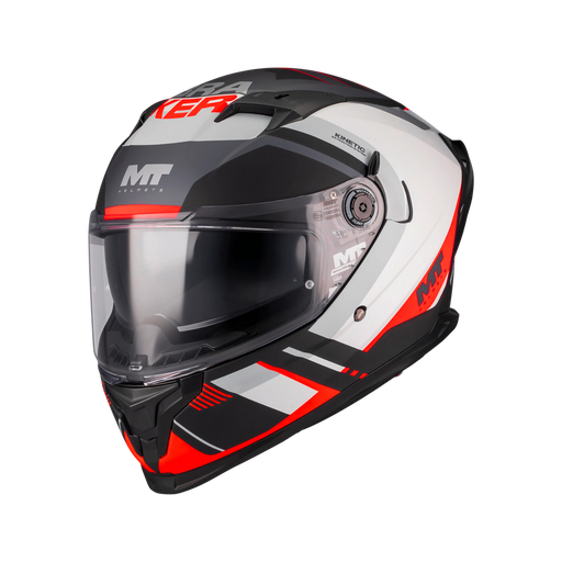 [MT-1346D18B510] MT Full Face Helmet Braker SV Inception B5 Black/Red/White