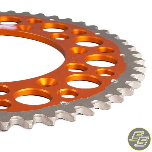 [REN-2240-520-52GPOR] Renthal Sprocket KTM 125-450 Rear-52T Twinring Orange