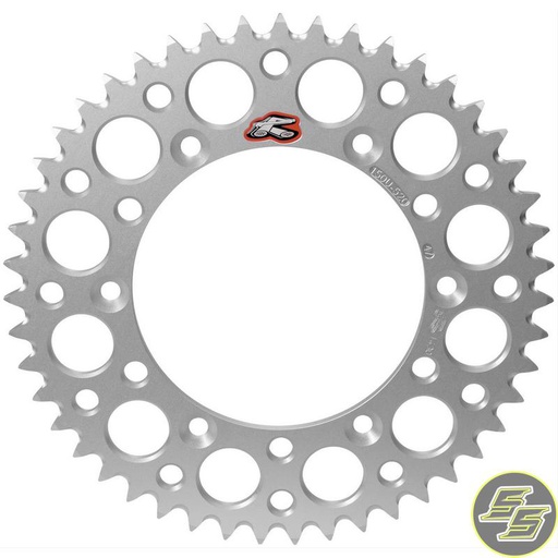 [REN-154U-520-51GRSI] Renthal Sprocket Rear CR125-450 51T Ultralight Silver