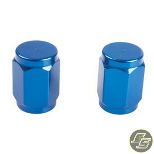 [TUS-1435060001] Tusk Air Valve Cap Blue 2pc