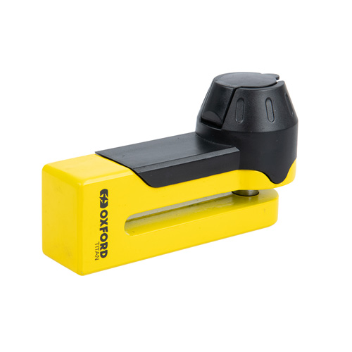 [OXF-LK486] Oxford Titan Disc Lock 10mm Yellow