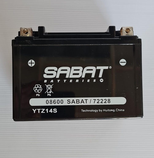 [SAB-YTZ14S] Sabat Battery YTZ14S Gel