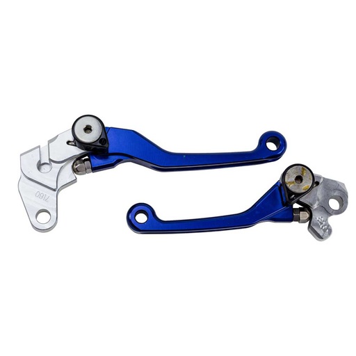 [SSI-MX-LEVERS-HUSQ] SSI Pivot MX Clutch & Brake Lever Set HSQ 125/250 18-21 Magura Blue