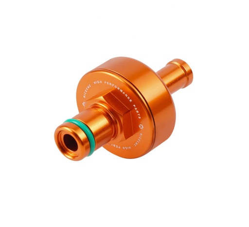 [END-BAG074-1] Enduro-Pro Quick Disconnect Inline Fuel Filter Orange